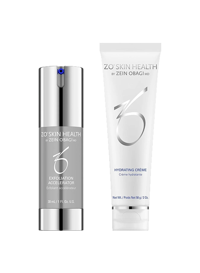 Exfoliation Accelerator and Hydrating Crème Duo